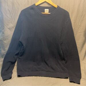 Zara Woman’s Dark Blue Crewneck Sweater